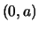 $ (0,a)$