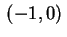 $ \,(-1,0)\,$