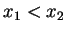 $ \;x_1<x_2\;$