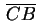 $ \,\overline{CB}\,$
