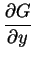 $\displaystyle \frac{\partial G}{\partial y}$