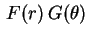 $ \,F(r)\,G(\theta)\,$