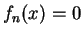 $ f_n(x)=0$