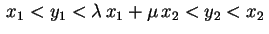 $ \,x_1<y_1<\lambda\,x_1+\mu\,x_2<y_2<x_2\,$