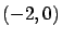 $(-2,0)$