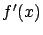 $f'(x)$