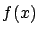 $f(x)$