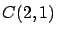 $C(2,1)$