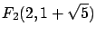 $F_2(2,1+\sqrt{5})$