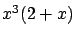 $x^3(2+x)$