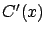 $C'(x)$