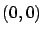 $(0,0)$