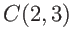 $C(2,3)$
