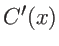 $C'(x)$