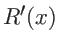 $R'(x)$