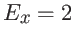 $E_x=2$