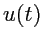 $u(t)$