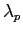 $\lambda_p$