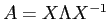 $A = X \Lambda X^{-1}$