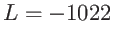 $L=-1022$