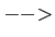 $--\hspace{-.1cm}>$