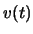 $v(t)$