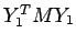 $Y_1^T M Y_1$
