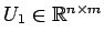 $U_1 \in {\mathbb{R}}^{n \times m}$