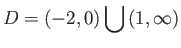 $\displaystyle S = \left(-2,0 \right) \bigcup \left( 1, \infty \right)$